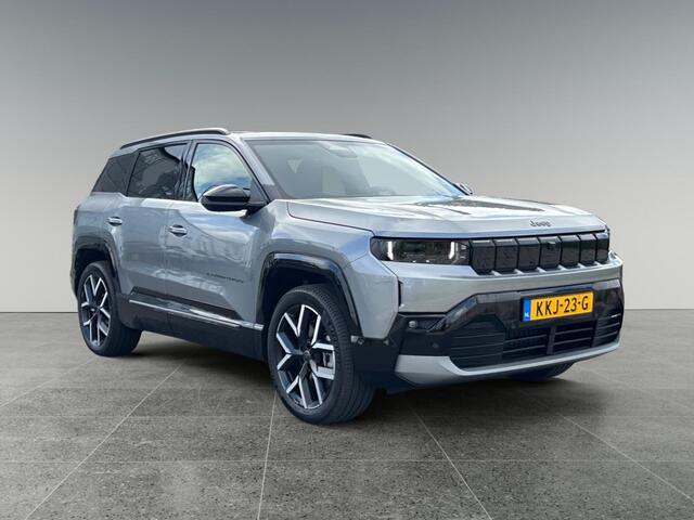 Jeep COMPASS First Edition EV 74kWh 213pk | SCHUIF/KANTELDAK | 360° CAMERA | WARMTEPOMP | LEDER | ELEKTR. STOEL INCL. MEMORY |
