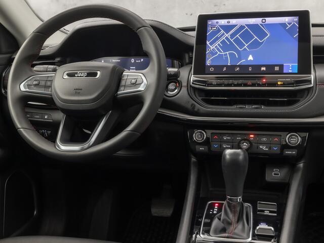 Jeep COMPASS 4xe 240 Plug-in Hybrid Electric Trailhawk 240Pk Automaat (PANORAMADAK, VIRTUAL COCKPIT, APPLE CARPLAY, GROOT NAVI, LEDER, CAMERA, SPORTSTOELEN, GETINT GLAS, ADAPTIVE CRUISE, NIEUWSTAAT)