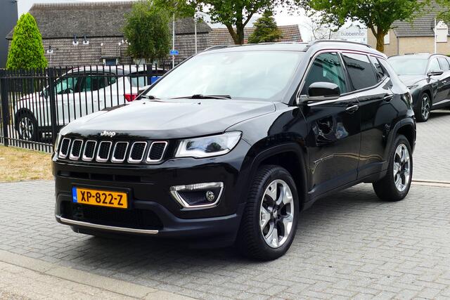 Jeep COMPASS 1.4 170pk MultiAir Limited 4x4 1-Eig. Half Leer, Stoel&StuurVerw, Camera, Carplay/Android Navi