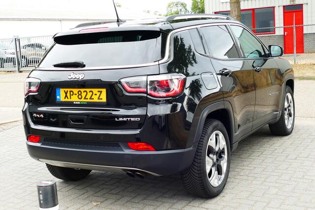 Jeep COMPASS 1.4 170pk MultiAir Limited 4x4 1-Eig. Half Leer, Stoel&StuurVerw, Camera, Carplay/Android Navi