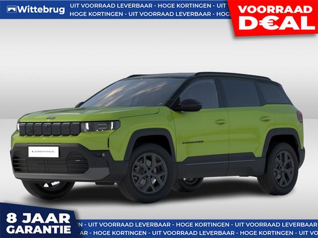 Jeep COMPASS 1.2 e-Hybrid 145 First Edition DIRECT RIJDEN - RIJKLAAR - PANORAMADAK - 8 JAAR GARANTIE