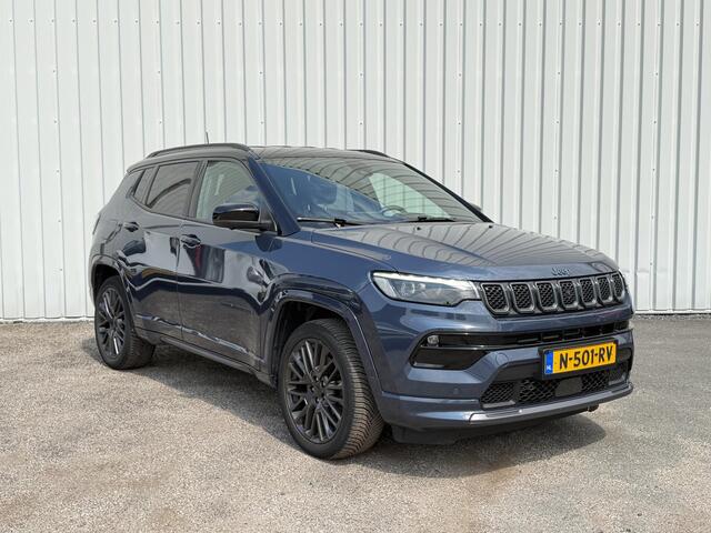 Jeep COMPASS 4xe 240 Plug-in Hybrid Electric S | Leder | All Season banden | 19'' Lichtmetalen velgen | Elektrische stoelen met geheugenfunctie bestuurder | Stoelventilatie voor