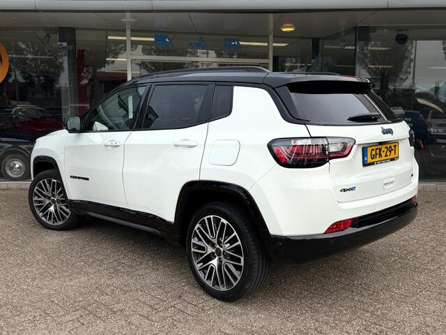 Jeep COMPASS 4xe 240 Plug-in Hybrid Electric Summit | Apple-Android | Parkeercamera | Leder bekleding