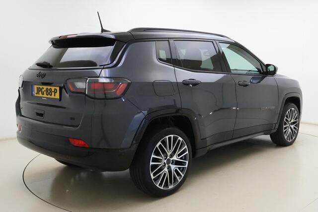 Jeep COMPASS 1.5T e-Hybrid S | Automaat | Rondomzicht Camera | Lederen bekleding | Stoel & Stuurverwarming | Lichtmetalen velgen | Keyless | Climate control