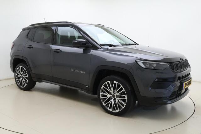 Jeep COMPASS 1.5T e-Hybrid S | Automaat | Rondomzicht Camera | Lederen bekleding | Stoel & Stuurverwarming | Lichtmetalen velgen | Keyless | Climate control