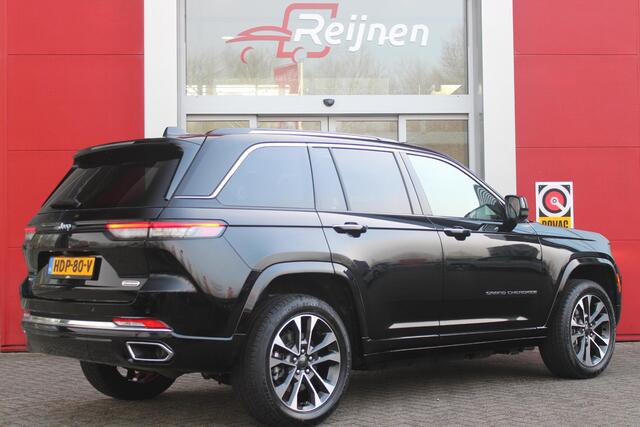 Jeep GRAND CHEROKEE 2.0 381PK OVERLAND 4xe | PANORAMISCH SCHUIF/KANTEL DAK | MCINTOSH PREMIUM AUDIO SYSTEM | HEAD UP DISPLAY | VOORSTOELEN ELEKTRISCH VERSTELBAAR | MULITIMEDIA SCHERM VOOR BIJRIJDER | ELEKTRISCH BEDIENBARE ACHTERKLEP | STOEL/STUUR VERWARMING | LEDEREN BEKLEDI