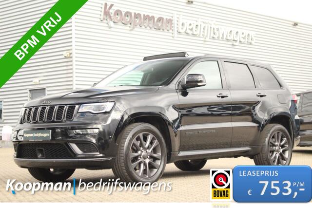 Jeep GRAND CHEROKEE S 3.0CRD 250pk VAN | Climate | Adap. Cruise | Panoramadak | Camera | Lease 753,- p/m