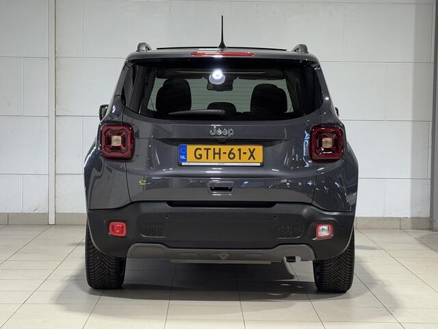 Jeep RENEGADE SUV 1.5T e-Hybrid S 130pk AUTOMAAT | SCHUIF/KANTELDAK | LEDER | NAVI | CAMERA | STOEL+STUURVERW. | KEYLESS ENTRY | ADAPTIVE CRUISE | FULL-LED KOPLAMPEN |