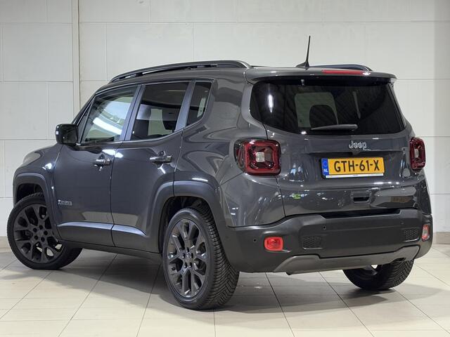 Jeep RENEGADE SUV 1.5T e-Hybrid S 130pk AUTOMAAT | SCHUIF/KANTELDAK | LEDER | NAVI | CAMERA | STOEL+STUURVERW. | KEYLESS ENTRY | ADAPTIVE CRUISE | FULL-LED KOPLAMPEN |