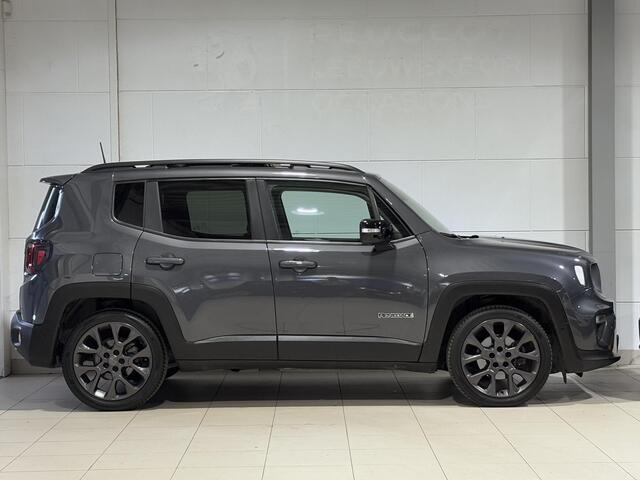 Jeep RENEGADE SUV 1.5T e-Hybrid S 130pk AUTOMAAT | SCHUIF/KANTELDAK | LEDER | NAVI | CAMERA | STOEL+STUURVERW. | KEYLESS ENTRY | ADAPTIVE CRUISE | FULL-LED KOPLAMPEN |