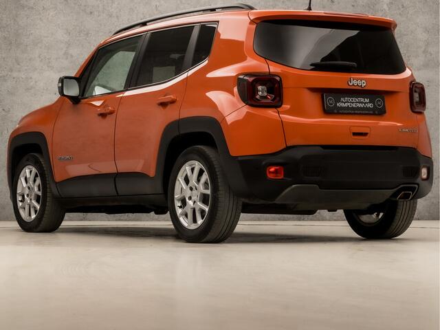 Jeep RENEGADE 1.0T Limited (PANORAMADAK, APPLE CARPLAY, GROOT NAVI, STUUR/STOELVERWARMING, GETINT GLAS, LEDEREN SPORTSTOELEN, ADAPTIVE CRUISE, KEYLESS, NIEUWE APK, NIEUWSTAAT)