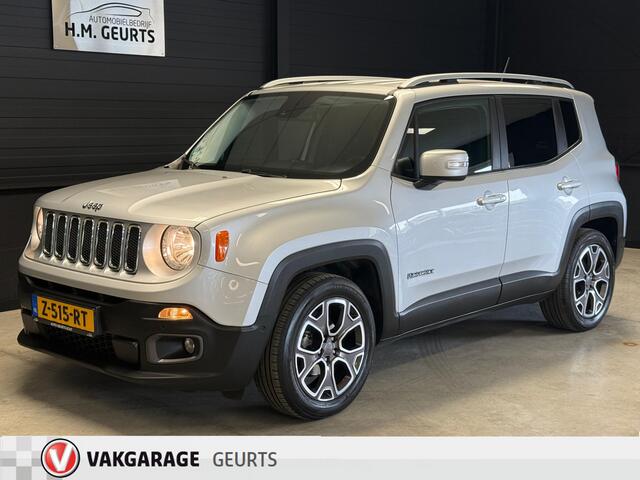 Jeep RENEGADE 1.4T Automaat Limited Leder Navi Clima Cruise Zeer Compleet!