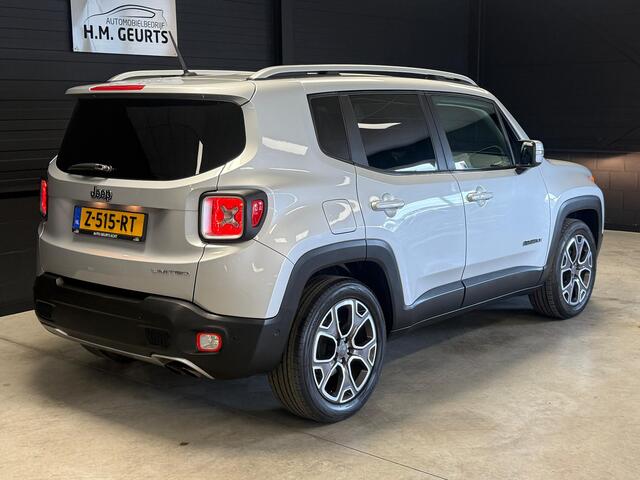 Jeep RENEGADE 1.4T Automaat Limited Leder Navi Clima Cruise Zeer Compleet!