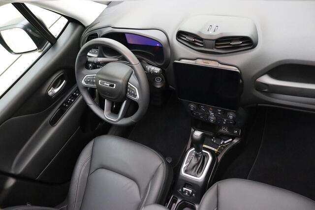 Jeep RENEGADE 1.5T e-Hybrid Summit Automaat | Navigatie | Glazen Schuif/kanteldak | Lederen bekleding | Camera | Lichtmetalen velgen black | Dakrails