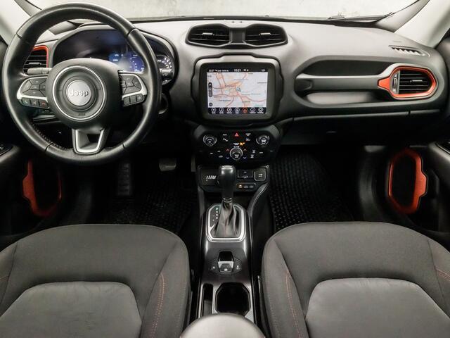 Jeep RENEGADE 4xe 240 Plug-in Hybrid Electric Trailhawk 240Pk Automaat (APPLE CARPLAY, GROOT NAVI, CLIMATE, CAMERA, SPORTSTOELEN, GETINT GLAS, LED KOPLAMPEN, CRUISE, NIEUWE APK, NIEUWSTAAT)