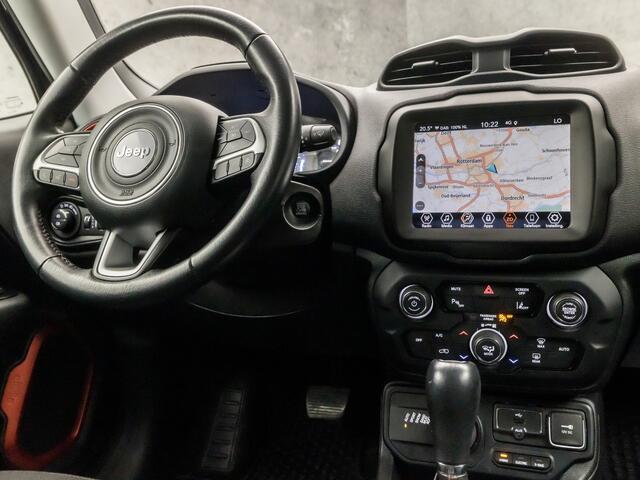 Jeep RENEGADE 4xe 240 Plug-in Hybrid Electric Trailhawk 240Pk Automaat (APPLE CARPLAY, GROOT NAVI, CLIMATE, CAMERA, SPORTSTOELEN, GETINT GLAS, LED KOPLAMPEN, CRUISE, NIEUWE APK, NIEUWSTAAT)