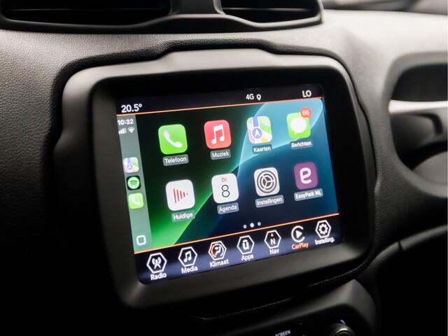 Jeep RENEGADE 4xe 240 Plug-in Hybrid Electric Trailhawk 240Pk Automaat (APPLE CARPLAY, GROOT NAVI, CLIMATE, CAMERA, SPORTSTOELEN, GETINT GLAS, LED KOPLAMPEN, CRUISE, NIEUWE APK, NIEUWSTAAT)