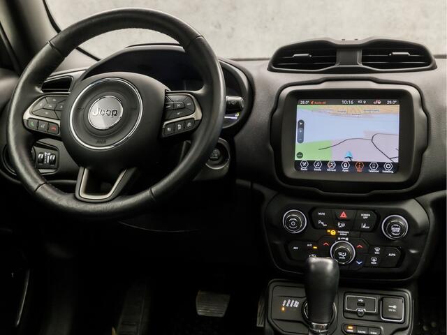 Jeep RENEGADE 4xe 240 Plug-in Hybrid Electric S Automaat (PANORAMADAK, APPLE CARPLAY, GROOT NAVI, STUUR/STOELVERWARMING, CAMERA, KENWOOD AUDIO, LEDER, ADAPTIVE CRUISE, ZWART HEMEL, GETINT GLAS, NIEUWSTAAT)