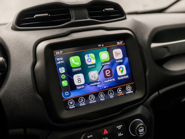 Jeep RENEGADE 4xe 240 Plug-in Hybrid Electric S Automaat (PANORAMADAK, APPLE CARPLAY, GROOT NAVI, STUUR/STOELVERWARMING, CAMERA, KENWOOD AUDIO, LEDER, ADAPTIVE CRUISE, ZWART HEMEL, GETINT GLAS, NIEUWSTAAT)