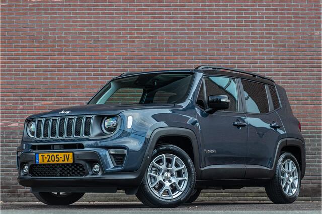 Jeep RENEGADE 1.5T e-Hybrid Limited, Origineel NL, Camera, Stoelverwarming, Full LED, Trekhaak, Navigatie, Park Assist, Keyless.