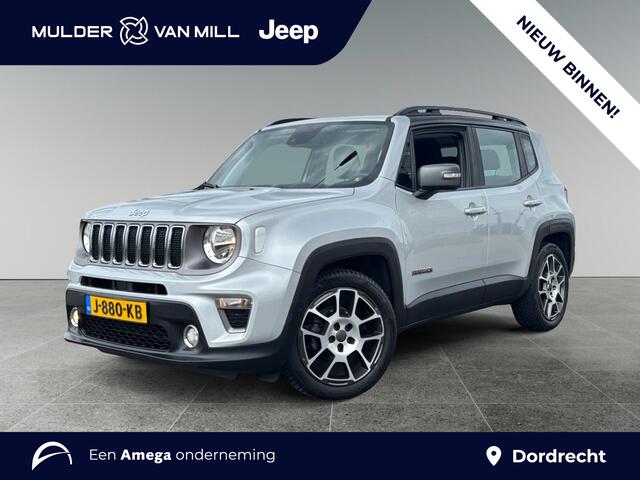 Jeep RENEGADE Limited 1.0 Turbo 115pk | TREKHAAK | SCHUIF/KANTELDAK | CAMERA | KEYLESS | NAVI | ISOFIX |