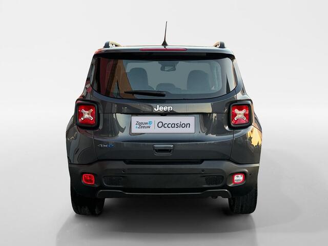 Jeep RENEGADE 1.5T e-Hybrid S 190PK AUTOMAAT | Black line| Lichtmetalen velgen| Parkeer sensoren V\A| Navigatie| Camera| Climate Control| 4WD drive| Leer| elec. stoel| Reservewiel|