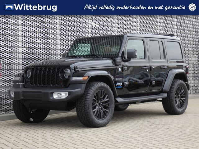 Jeep WRANGLER Unlimited 4xe 380 Sahara CABRIO & BRUIN LEER & 20 INCH ! SPECIAL EDITION !