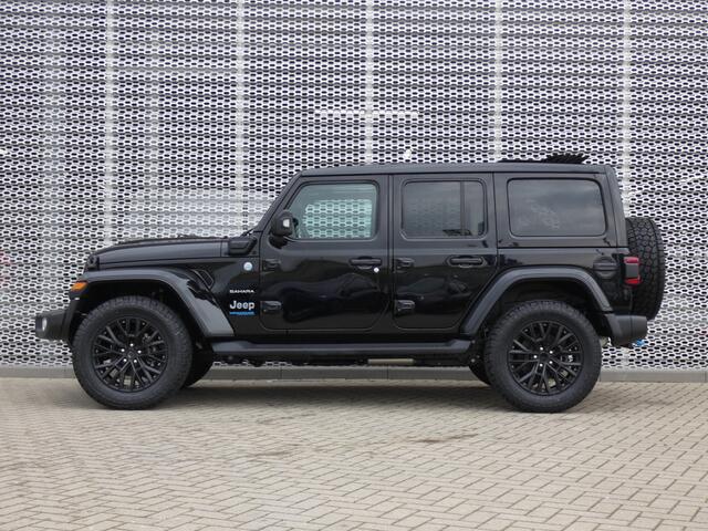 Jeep WRANGLER Unlimited 4xe 380 Sahara CABRIO & BRUIN LEER & 20 INCH ! SPECIAL EDITION !