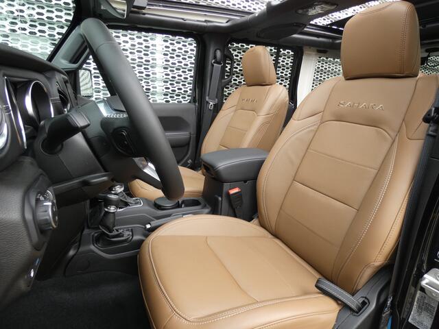 Jeep WRANGLER Unlimited 4xe 380 Sahara CABRIO & BRUIN LEER & 20 INCH ! SPECIAL EDITION !