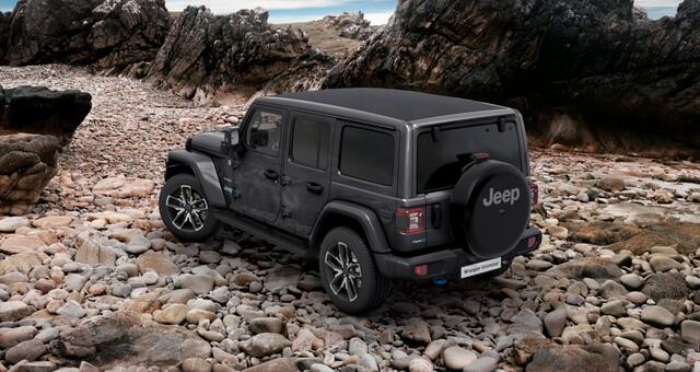 Jeep WRANGLER 4xe 380 PK Sahara | Schuifdak | Leder | Camera | Navi | 20"