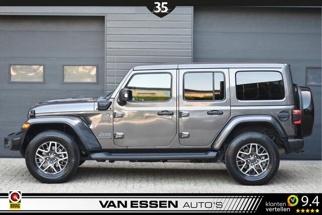 Jeep WRANGLER Unlimited 4xe 380 80th Anniversary Hard-Top Leder Camera Keyless ACC Stoel/ Stuurverw.