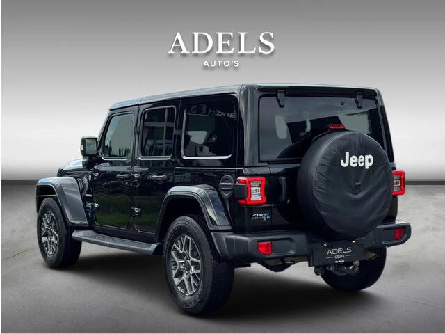 Jeep WRANGLER Unlimited 4xe 380 Sahara BLACK Trekhaak TreePlanken