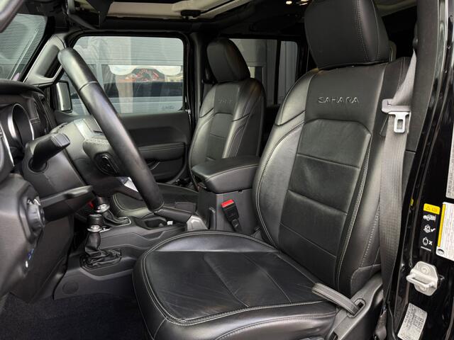 Jeep WRANGLER Unlimited 4xe 380 Sahara BLACK Trekhaak TreePlanken