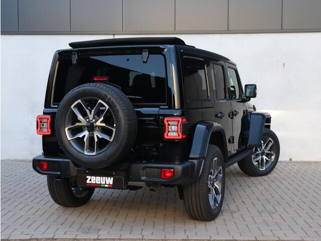 Jeep WRANGLER Unlimited 4xe 380 PK Sahara | Schuifdak | Leder | Camera | Navi | 20"