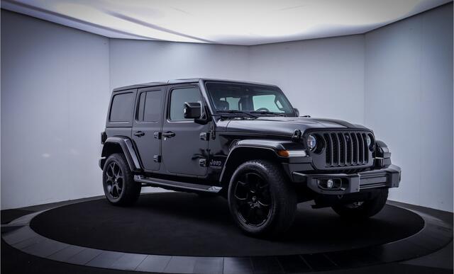 Jeep WRANGLER Unlimited 4xe 380 80th Anniversary ACC | LED | LEDER | ALPINE | NAVI | CAMERA | STUUR+STOELVERW. | AFN. DAK | AFN. TREKH.
