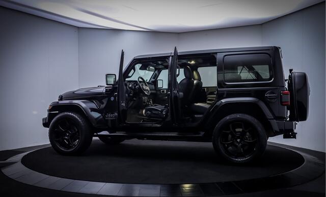 Jeep WRANGLER Unlimited 4xe 380 80th Anniversary ACC | LED | LEDER | ALPINE | NAVI | CAMERA | STUUR+STOELVERW. | AFN. DAK | AFN. TREKH.
