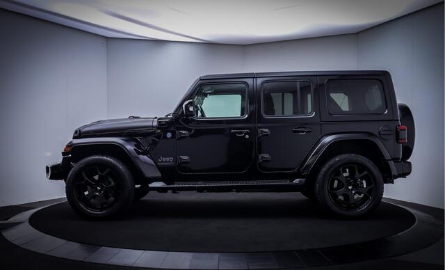 Jeep WRANGLER Unlimited 4xe 380 80th Anniversary ACC | LED | LEDER | ALPINE | NAVI | CAMERA | STUUR+STOELVERW. | AFN. DAK | AFN. TREKH.