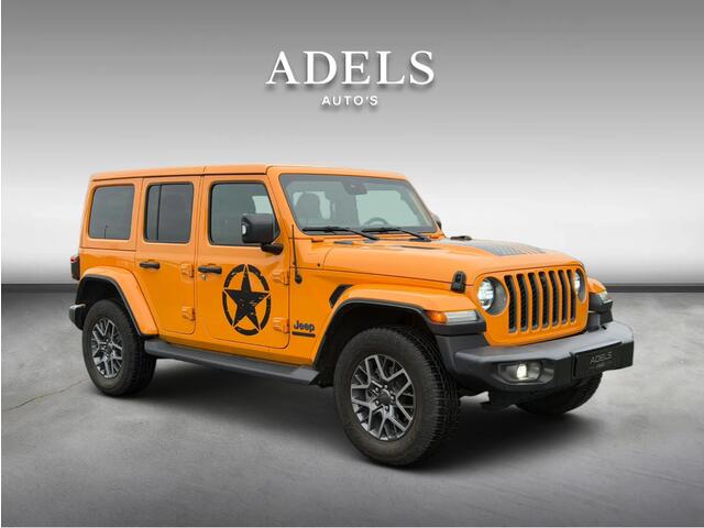 Jeep WRANGLER Unlimited 4xe 380 80th Anniversary Trekhaak Keyless Camera