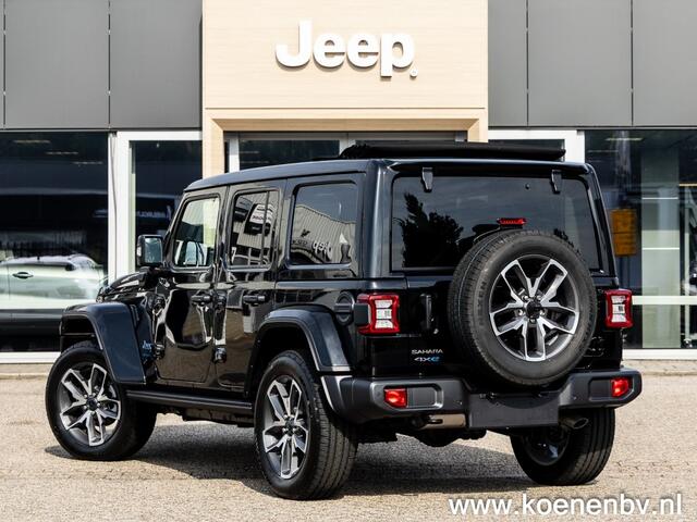 Jeep WRANGLER 4xE Sahara 4wd Auto. 20 LM / SKY ONE SOFTTOP / 2500 KG Trekgewicht