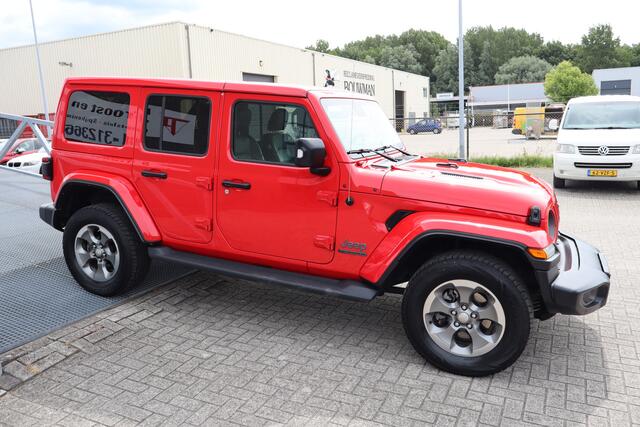 Jeep WRANGLER Unlimited 4xe 380 Sahara Camera voor+achter/Apple carplay/Stoelverwarming/Stuurverwarming/Lederen bekleding/Adaptieve Cruise control/Climate control/Keyless/Navigatie