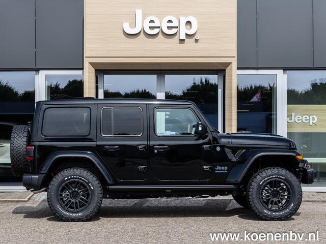 Jeep WRANGLER 4xE Sahara 4wd Auto. 20 LM / SKY ONE SOFTTOP / 2500 KG Trekgewicht