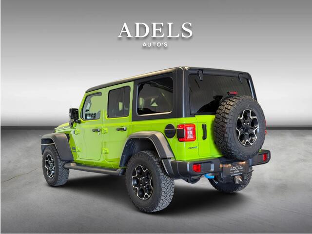 Jeep WRANGLER Unlimited 4xe 380 Rubicon Trekhaak Camera ACC Keyless Treeplanken