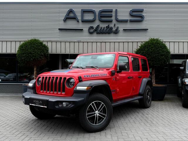 Jeep WRANGLER Unlimited 4xe 380 Rubicon Sky One Touch Softtop Keyless Camera Acc Trekhaak Dealer Onderhouden 1e Eigenaar