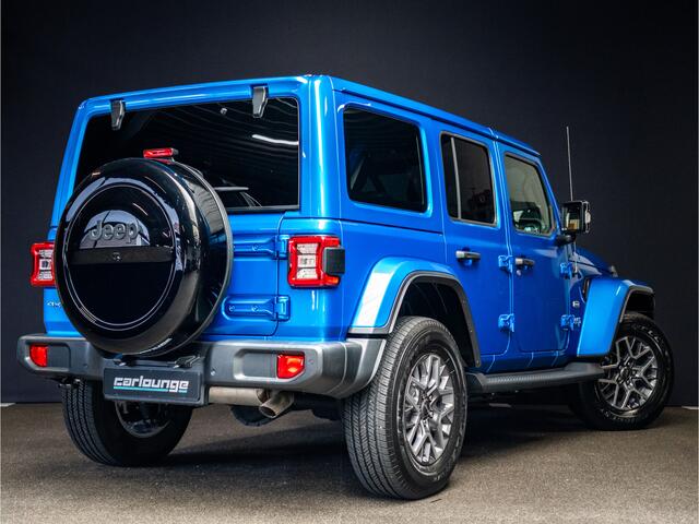 Jeep WRANGLER Unlimited 4xe 380 Sahara afneembaar dak|carplay|stuurverw|camera|keyless|BLIS|spiegelverw|