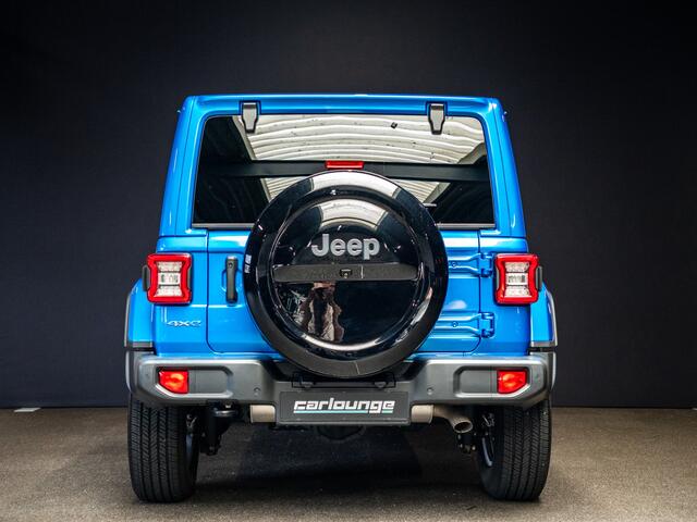 Jeep WRANGLER Unlimited 4xe 380 Sahara afneembaar dak|carplay|stuurverw|camera|keyless|BLIS|spiegelverw|