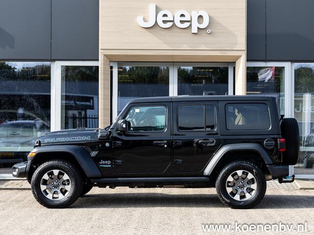 Jeep WRANGLER 4XE 380pk 4X4 Autom. Rubicon LEER / CLIMA / TREKHAAK – foto 6