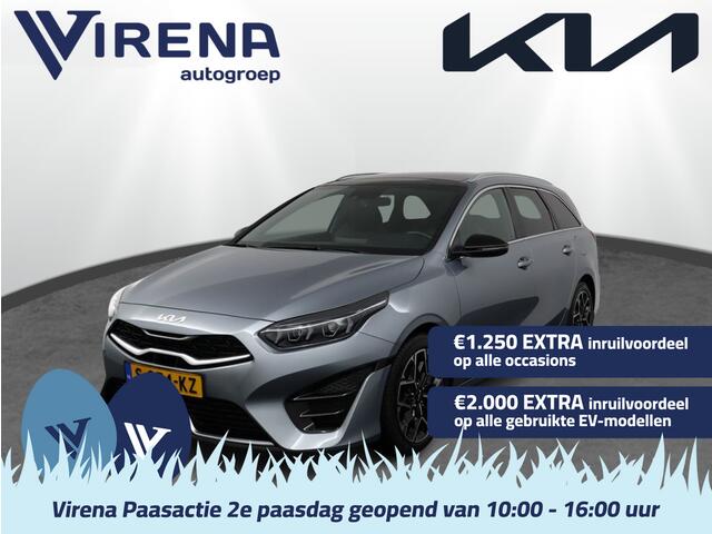 KIA CEE D Ceed Sportswagon 1.5 T-GDi GT-Line AUTOMAAT - Schuif/kanteldak - Adaptive cruise control - Achteruirij camera - Apple Carplay/Android Auto Fabrieksgarantie t/m