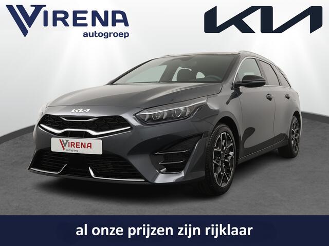KIA CEE D Ceed Sportswagon 1.5 T-GDi GT-Line Automaat - *DEMO* - Adaptive cruise control - Dode hoek assistentie - Stoel/Stuur verwarming - Achteruitrij camera - Schuif/Kantel dak - Automatische achterklep - Apple Carplay/Android Auto - Fabrieksgarantie t/m 30-04-
