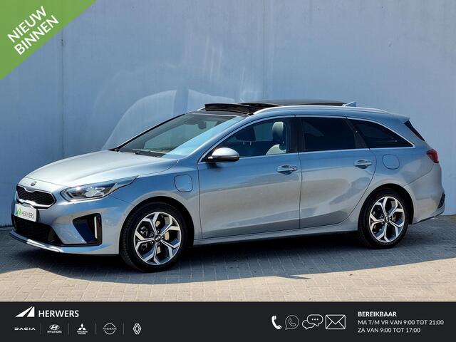 KIA CEE D Ceed Sportswagon 1.6 GDI PHEV ExecutiveLine Automaat / Schuif-Kanteldak / Cruise Control Adaptief / Elekt. Achterklep / Lederen Bekleding / Navigatie / Camera / Stoelverwarming / Stoelventilatie