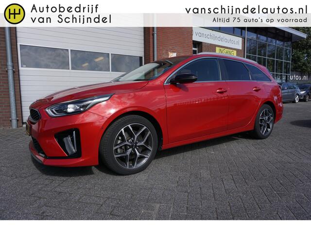 KIA CEE D Ceed Sportswagon 1.5 T-GDi 160PK GT-LINE BUSINESS EDITION ORIGINEEL NL DEALER ONDERHOUDEN CAMERA XENON/LED ALCANTARA/LEDER STOEL+STUURVERWARMING ANDROID/APPLECARPLAY NAVI CLIMA CRUISE BLUETOOTH PDC V+A KEYLESS ENZ...